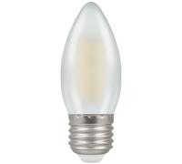 Crompton LED Candle Filament Dimmable Pearl 5W 2700K ES-E27 - CROM7192