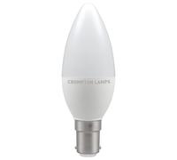 Crompton LED Candle Thermal Plastic 4.2W 2700K SBC-B15d - 40 watt Equivilent
