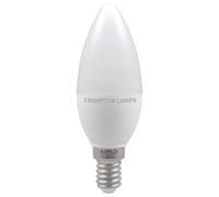 Crompton Lamps LED Candle 5.5W E14 Daylight Opal (40W Eqv)