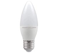 Crompton LED Candle Thermal Plastic 5.5W E27 Cool White Opal