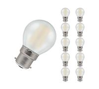 Crompton LED Round BC B22 Filament Dimmable Pearl 5W - Warm White