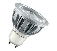 Crompton Lamps LED GU10 Spotlight Bulbs 5W | 10 Pack | Warm White 3000K | Energy Saving Light Bulbs for Ceiling Lights | 450 Lumens | Direct Halogen Bulbs Replacement | GU10 LED Bulbs