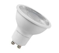 Crompton Lamps LED GU10 Spotlight 5W Thermal Plastic (50W Equivalent) 4000K Cool White 38° Clear 550lm Replacement Bulb