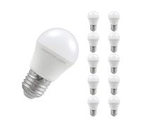 Crompton LED Round 5.5W ES E27 Warm White Opal