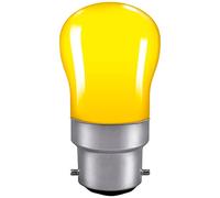 Crompton Pygmy 240V 15W B22d Yellow, B22, 15 W