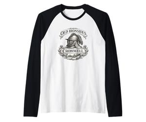 Cromwell Old Ironsides English Civil War Helmet History Raglan Baseball Tee