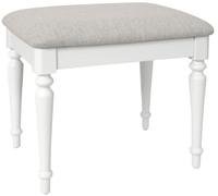 Cromwell White Painted Padded Dressing Stool