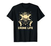 Crone Life Elder Woman Mystical Moon Goddess T-Shirt