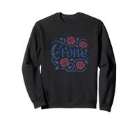 Crone Thorny Roses Art Wise Matriarch Art Crone Sweatshirt