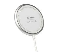 Crong Wireless power supplyInduction 15W Compatible iPhone, White
