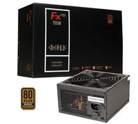 CRONUS 700ATV FX PRO 700W PSU 140mm Silent Cooling Fan 80 PLUS Bronze Non Modular Flat Black Cables Supreme Performance power supply unit ATX