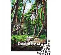 Crooked Forest Poland 1000 Piece Jigsaw, 38x26cm/1000pcs