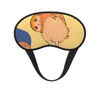 Crooked Owl Blackout Sleep Mask,Soft Polyester, Anti-Light, Stylish,Suitable for Men and Women,for Daily Work and Outdoor Travel.