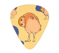 Crooked Owl Guitar picks, 12 pieces per pack, 3 different thicknesses, suitable for guitar, bass, ukulele and other instruments.
