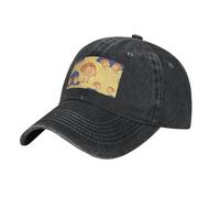 Crooked Owl Print Baseball Cap - Trucker Hats/Dad Hats, Adjustable Sport Hats Black for Girls Women Men