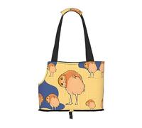 Crooked Owl Printed Pet Shoulder Bag, Specially Designed for Small Dogs and Cats, Multifunctional Shoulder and Handbag
