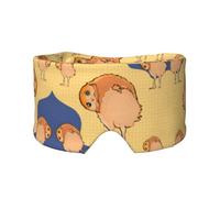 Crooked Owl Printed Sleep Eye and Ear Masks (26.8Ã-4.3 inches) Suitable for Travel, Yoga, Deep Rest Indoor and Outdoor