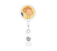 Crooked Owl The Plastic Retractable Badge Holder is Made of ABS Material and The Rope is Nylon
