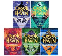 Crookhaven Series By J.J. Arcanjo 5 Books Collection Set (The School for Thieves, The Forgotten Maze, The Island Heist, The Impossible Fortress & The Thieves' Revenge)
