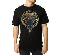 Crooks & Castles mensI1670705Cultivated Lux Medusa T-Shirt T-Shirt - Black - Medium