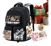 Croovepi Capybaras Backpack, Capybaras School Bag For Girls