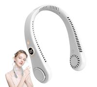 Croovepi Portable Fan - Bladeless Fan Personal,Leafless, Rechargeable, Headphone Design, USB Powered Cooling Fans for Women Men, 5 Speeds