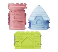 Croovepi Sand Castle Tools | Sandbox Toys Molds Castle Building Kit | Playset Outdoor Games for Toddler Girls Boys Summer Snow Birthday Christmas Party Travel Vacation