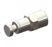 Croozer Xl M10 X 1 Coupling Shaft Nut Silver