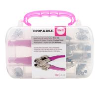 Crop-A-Dile Punch Kit-Pink