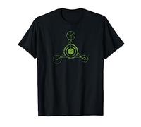 Crop Circle Distressed UFO Design - Alien Encounters T-Shirt