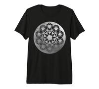 Crop Circle Sacred Geometry Alien Language Phi Pentagram Premium T-Shirt