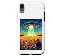 Crop Circles - Message in the field UFO alien vintage Case for iPhone XR