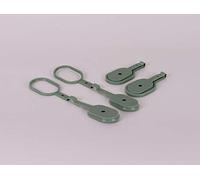 Crop Cover Plant Netting Clip - Extend the life of Garden Netting and Fleece - Lots of pack (100, Black)