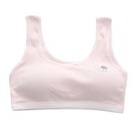 Crop Top Bra Girls Seamless Sports Bra Training White Teen Bra Camisole Style Lightweight Seamless Kids Girls Top, pink, 8-12 Jahre