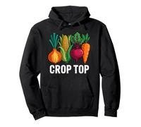 Crop Top Farming Root Vegetable Gardening Farmer Pullover Hoodie