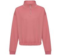 Cropped 1/4 Zip Neck AWDis Womens Ladies Sweatshirt