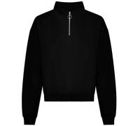 Cropped 1/4 Zip Neck AWDis Womens Ladies Sweatshirt