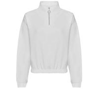 Cropped 1/4 Zip Neck AWDis Womens Ladies Sweatshirt