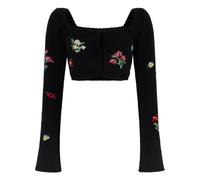 Cropped Cardigan - female - Philosophy di Lorenzo Serafini - Cardigans - Black - M - Knitwear M