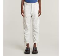 Cropped Cargo Pants - White - Women 25