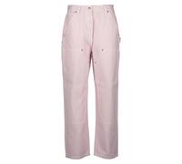 Cropped Cargo Trousers- female- Prada- Cropped Trousers- Pink- S- Trousers S