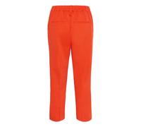 Cropped chino trousers for women KAFFE Sakura Orange 34
