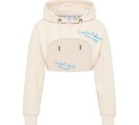 Cropped Over Size Sweat Shirt - female - Carlo Colucci - Hoodies - White - L - Sweatshirts & Hoodies L