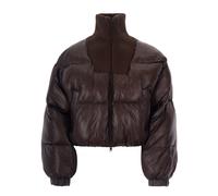 Cropped Quilted Jacket - female - Diesel - Winter Jackets - Purple - XS - Jackets XS