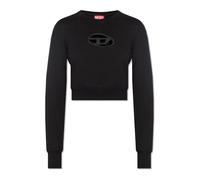 DIESEL Women's Slimmy Crew Sweatshirt 8 Black
