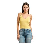 Cropped Top- female- Armani Exchange- Sleeveless Tops- Yellow- S- Tops S