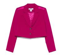 Cropped Two-Button Blazer- female- DKNY- Blazers- Pink- M- Jackets M