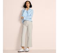 Cropped Wide Leg Chinos lands end Light Stone 14