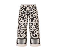Cropped Wide Trousers- female- Liu Jo- Cropped Trousers- Beige- L- Trousers L