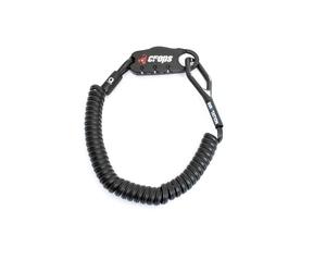 CROPS Pro Q4-Biro Cable Lock - Light Weight - Adjustable Combination - Shape Memory Material - Folds Back to Compact Shape - Anti Theft